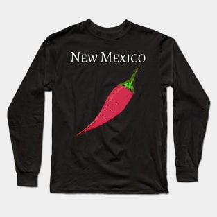Red hot pepper as you would see in New Mexico Long Sleeve T-Shirt